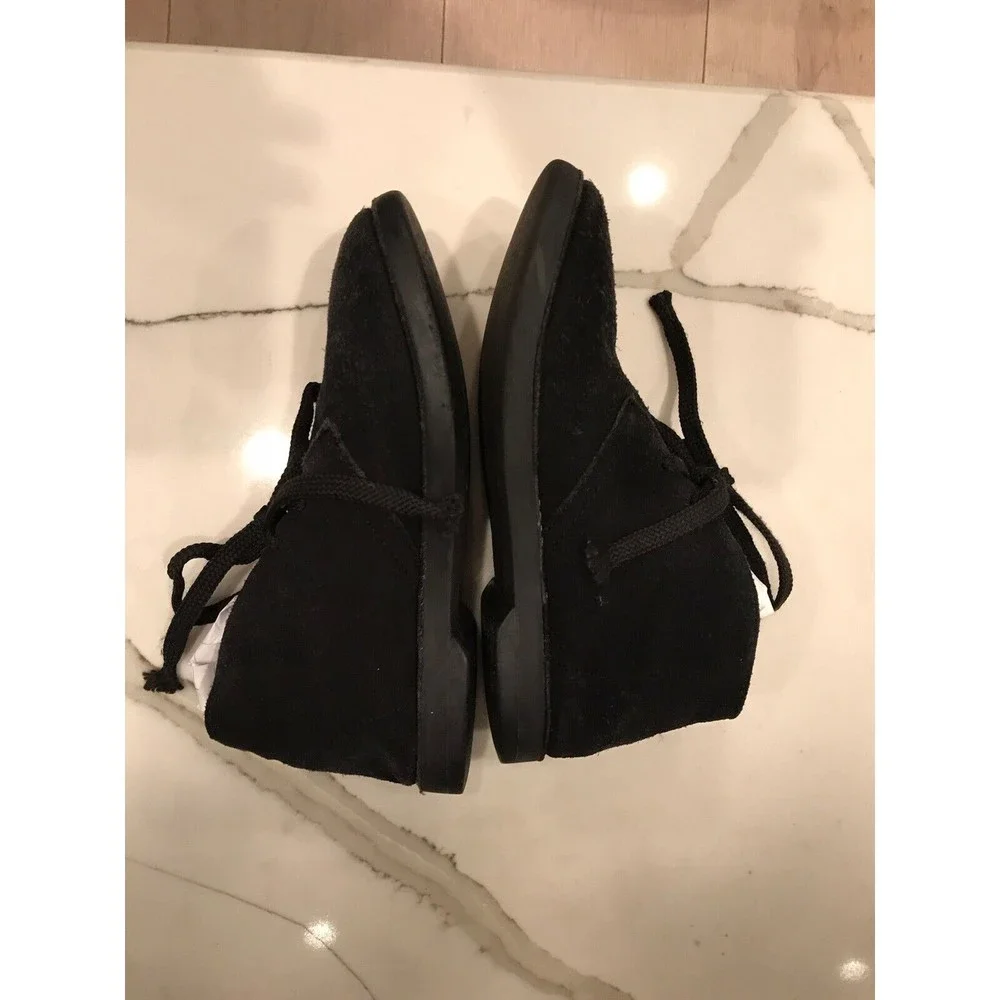 J Crew Crewcuts Boys' Suede Leather Calvert Boots K2  Big Kids Black